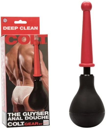 Anal California Exotic Novelties The Guyser Anal Douche Black