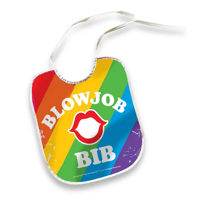 Anal Little Genie Blow Job Bib Rainbow