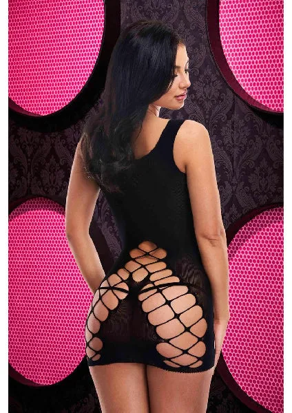Criss Cross Mini Dress Black XGen Anal