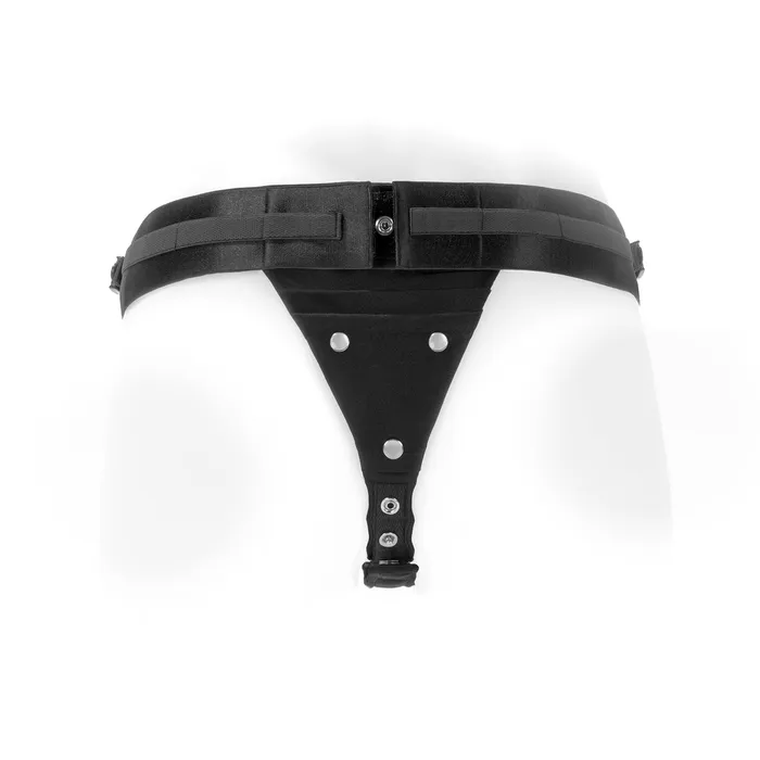 Female Sex Toys SpareParts HardWear SpareParts Theo Cover Undwr Harness Black Single Strap Size A Nylon