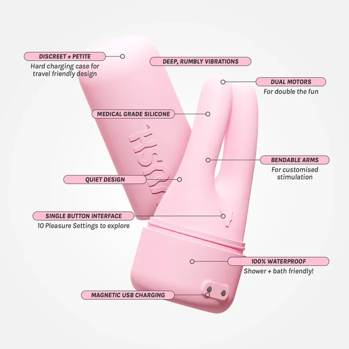 Female Sex Toys Swish Dual Tip Vibrator VUSH