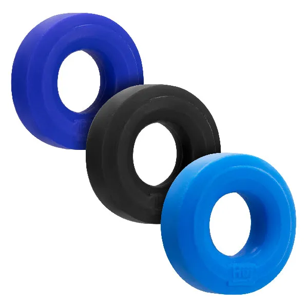 Hunkyjunk HUJ3 CRING 3pack by Hunkyjunk Male Sex Toys