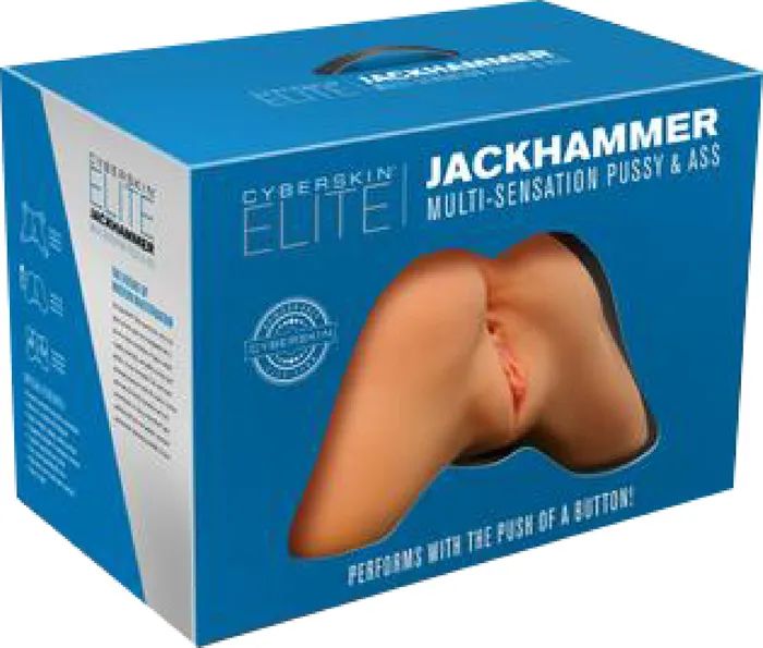 Topco Sales Elite Jackhammer MultiSensation Pussy Ass Flesh Male Sex Toys