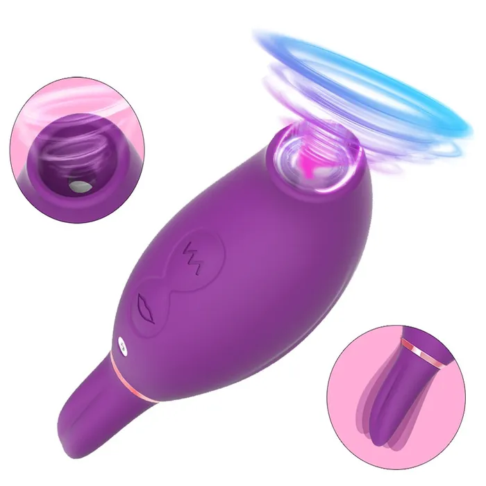 Female Sex Toys soniker Silicone Oral Sucking Vibrator Tongue Licking 10 Vibrating Sex Toys for Women Nipple Clitoral Stimulator