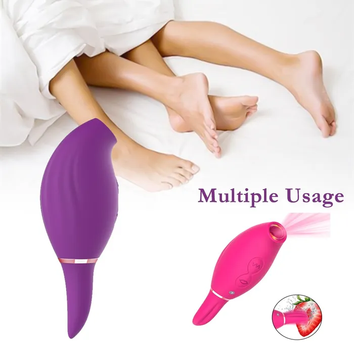 Female Sex Toys soniker Silicone Oral Sucking Vibrator Tongue Licking 10 Vibrating Sex Toys for Women Nipple Clitoral Stimulator