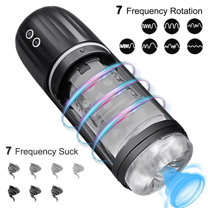 Male Sex Toys soniker Rotation Sucking Male Masturbator Vagina sucking machine Blowjob Suction Pussy For Men Masturbation Sex Toy