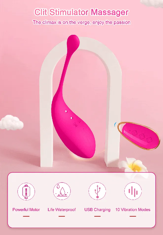 soniker Egg massage vibrator adult female Gspot vibrator Female Sex Toys