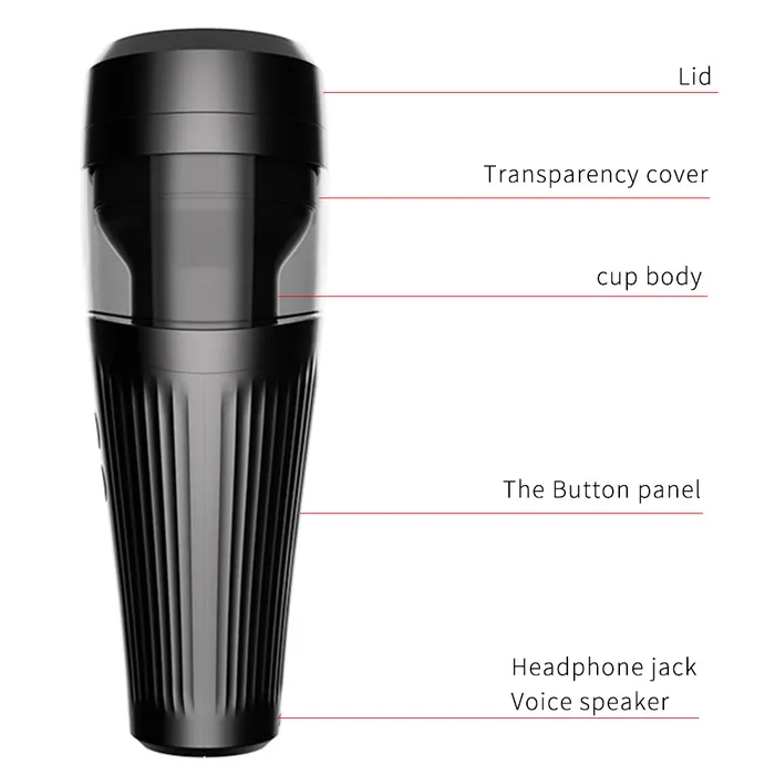 sonikershop Male Sex Toys Automatic Electric Masturbator Male Pussy Soft Vagina Cup