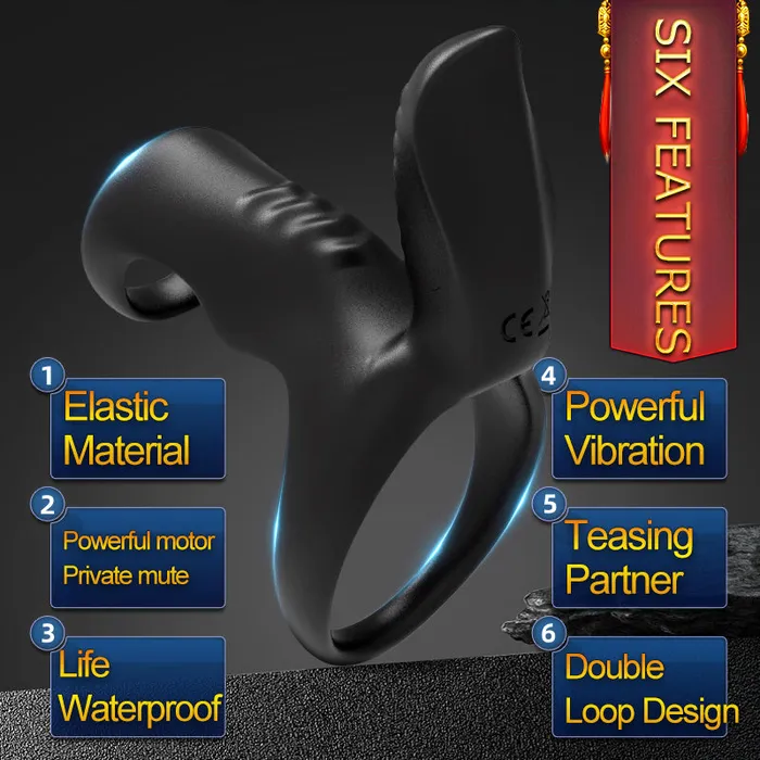 Vibrating Penis Ring Delayed Ejaculation Penis Ring Male Masturbator Massager soniker Male Sex Toys Vibrating Penis Ring Delayed Ejaculation Penis Ring Male Masturbator Massager soniker Male Sex Toys