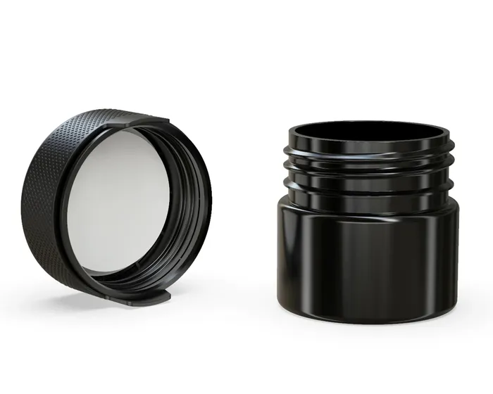 Anal Chubby Gorilla 60CC2FLOZ60ML Aviator CR Container With Inner Seal Tamper Opaque BlackOpaque Black Lid Chubby Gorilla