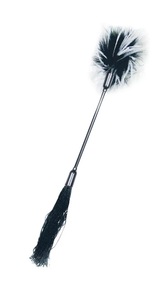 Anal Sport Sheets Sex Mischief Whipper Tickler Black White