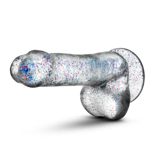 Blush Novelties Dildos Naturally Yours 6 Glitter Cock Sparkling Clear 