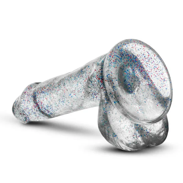 Blush Novelties Dildos Naturally Yours 6 Glitter Cock Sparkling Clear 