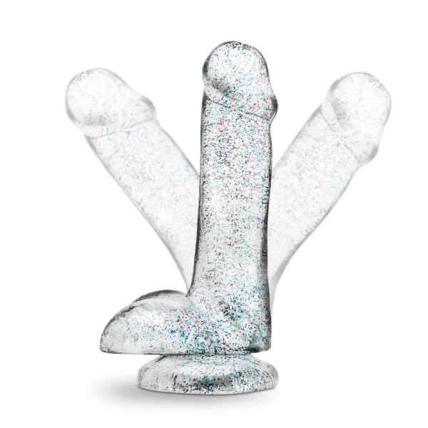 Blush Novelties Dildos Naturally Yours 6 Glitter Cock Sparkling Clear 