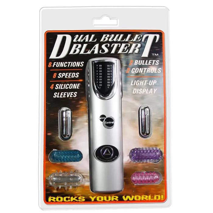 Dual Bullet Blaster Golden Triangle Female Sex Toys
