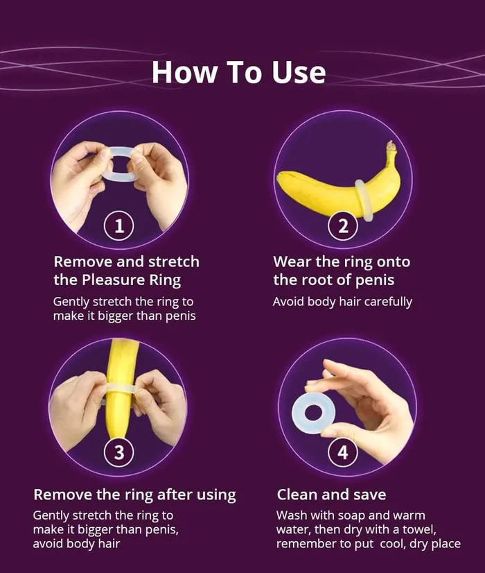 Durex Silcone Pleasure Cock Ring Strap SxLife Official Male Sex Toys