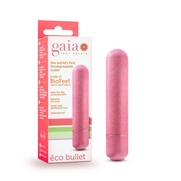 Gaia Eco Bullet Coral Blush Novelties Female Sex Toys