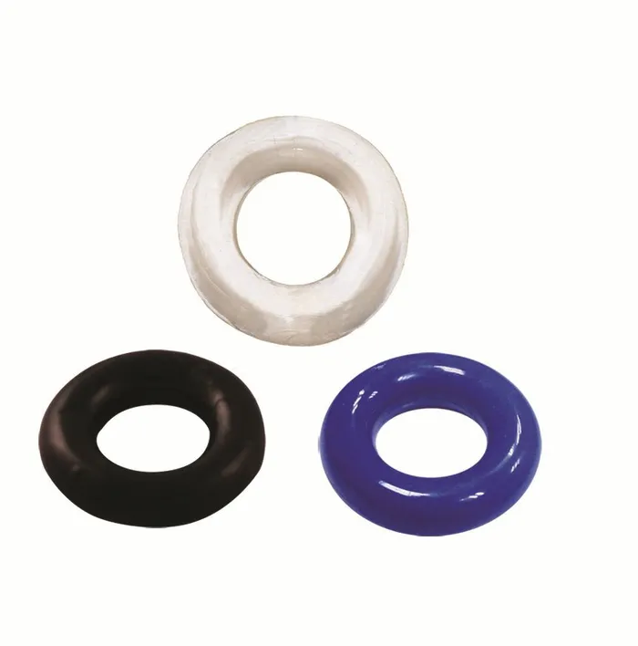 Male Sex Toys Blush Novelties Stay Hard Donut Rings 3 Pack