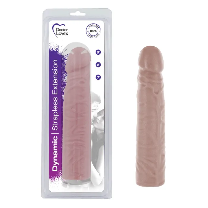 Male Sex Toys Doctor Love Dynamic Strapless Extension 9in