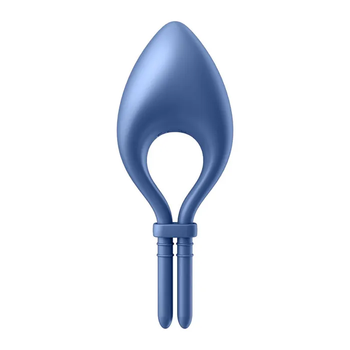Male Sex Toys Satisfyer Bullseye Vibrating App Cock Ring Blue