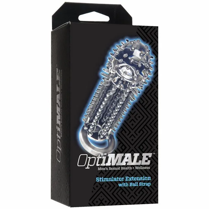 Optimale Stimulator Extension Clear Doc Johnson Novelties Male Sex Toys