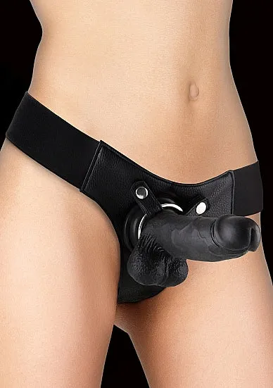 SHOTS AMERICA Female Sex Toys Realistic 8 Strap On Black 