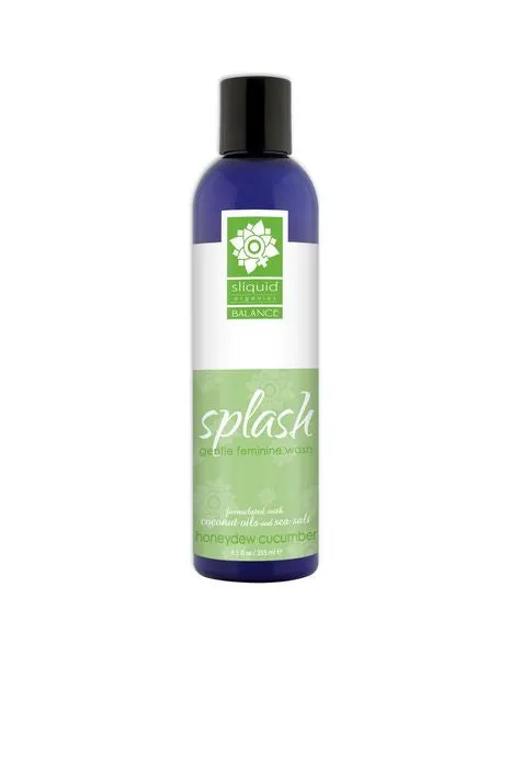 SLiquid Lubricants Vibrators Balance Splash Honeydew Cucumber 85 Oz