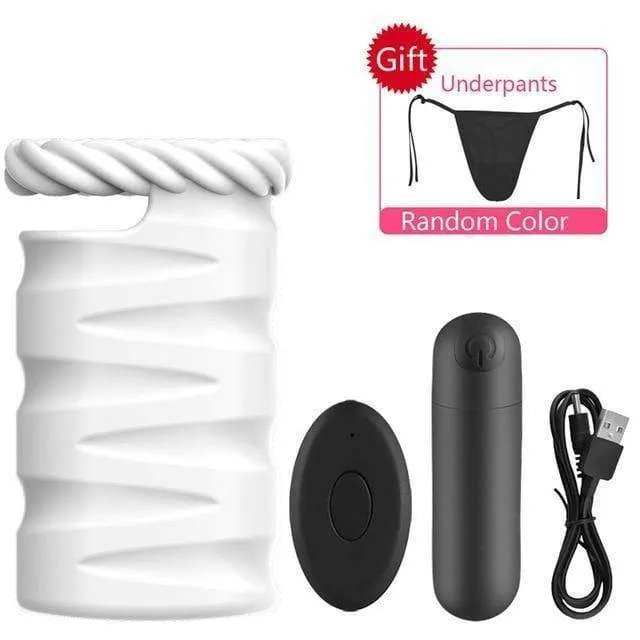 SxLife Official Male Sex Toys Silicone Vagina Wireless remote Penis Trainer
