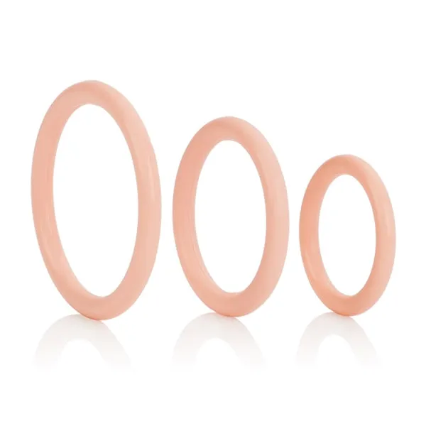 Vibrators California Exotic Novelties Tri Rings Natural Vibrators California Exotic Novelties Tri Rings Natural