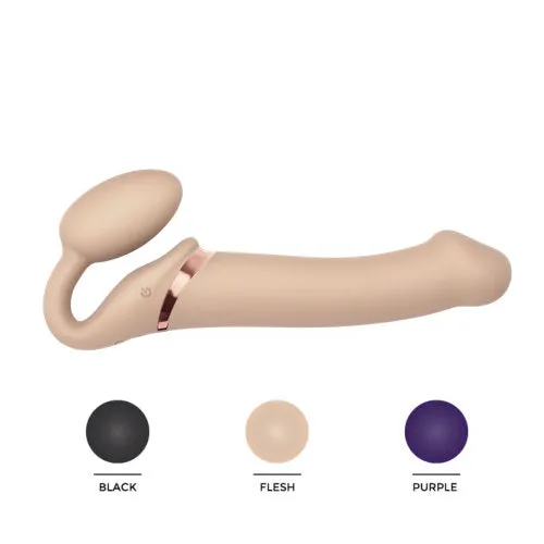 Female Sex Toys StraponMe StraponMe Vibrating StrapOn Large Vanilla