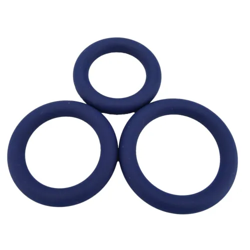 Male Sex Toys Loving Joy Thick Silicone Cock Rings 3 Pack Loving Joy