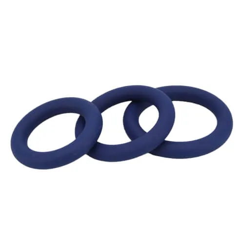 Male Sex Toys Loving Joy Thick Silicone Cock Rings 3 Pack Loving Joy